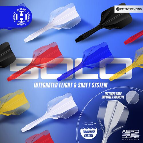 Solo一体翼 镖杆镖翼一体镖尾镖叶尾叶harrows哈路士