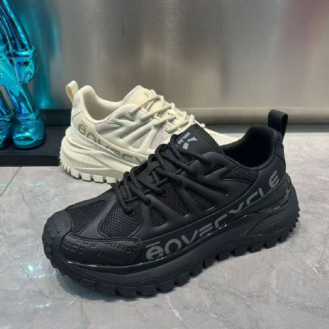 美循环男鞋2026春季新款透气网面厚底老爹鞋增高户外运动休闲鞋子,流行男鞋,老爹鞋,淘宝优惠券,粉丝福利购,淘宝优惠卷