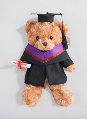 毕业公仔PolyU香港理工大學理學学士服博士熊硕士熊礼物纪念