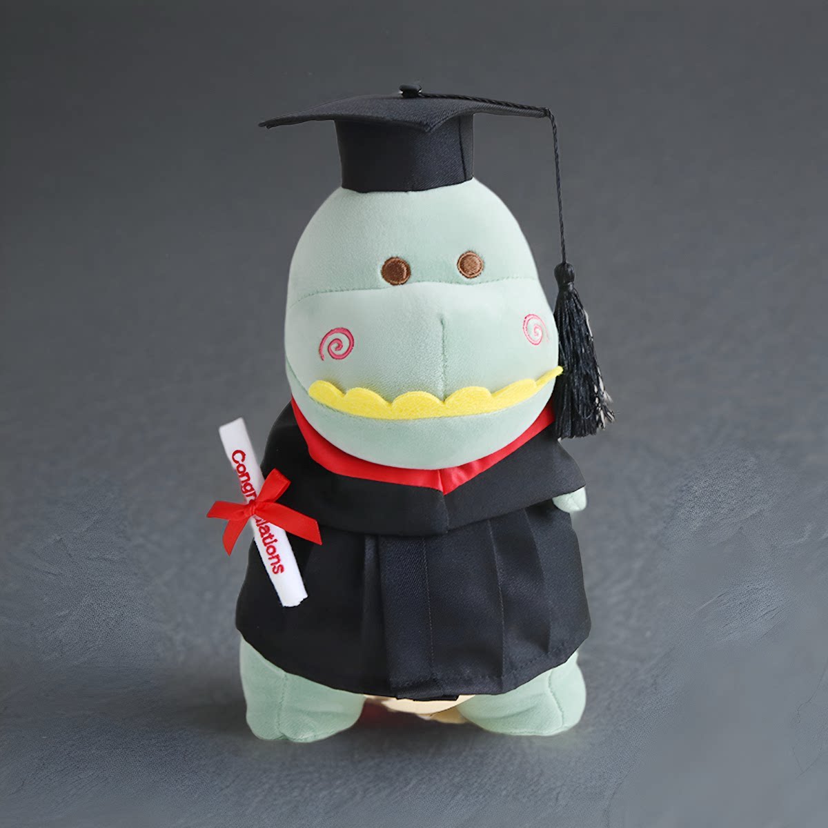 恐龙毕业公仔硕士学士服博士帽霸王龙礼物大学生闺蜜纪念品定制