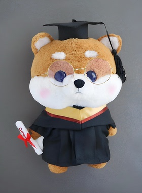 毕业公仔PolyU香港理工大学同款博士熊学士服硕士熊纪念礼物定制