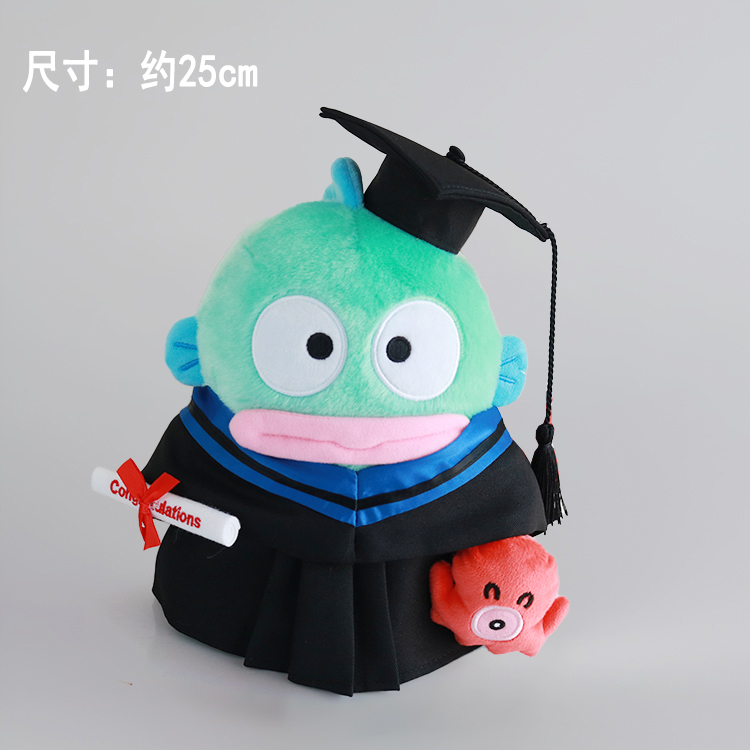 毕业公仔袍硕士毕业博士熊公仔玩偶学士服香港都会大学mu定制