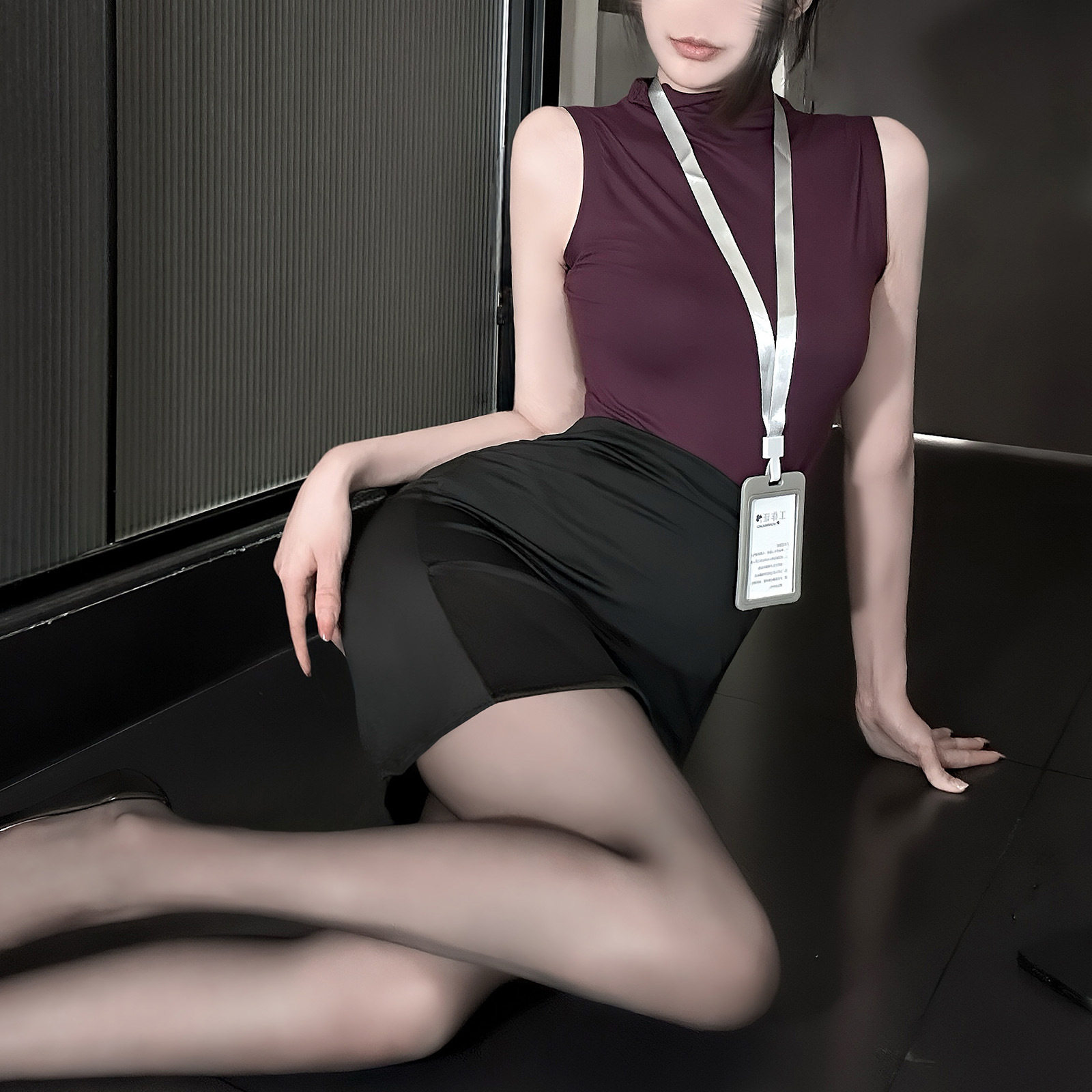 金安可儿情调内衣性感御姐风秘书制服套装ol纯欲修身包臀裙职业装