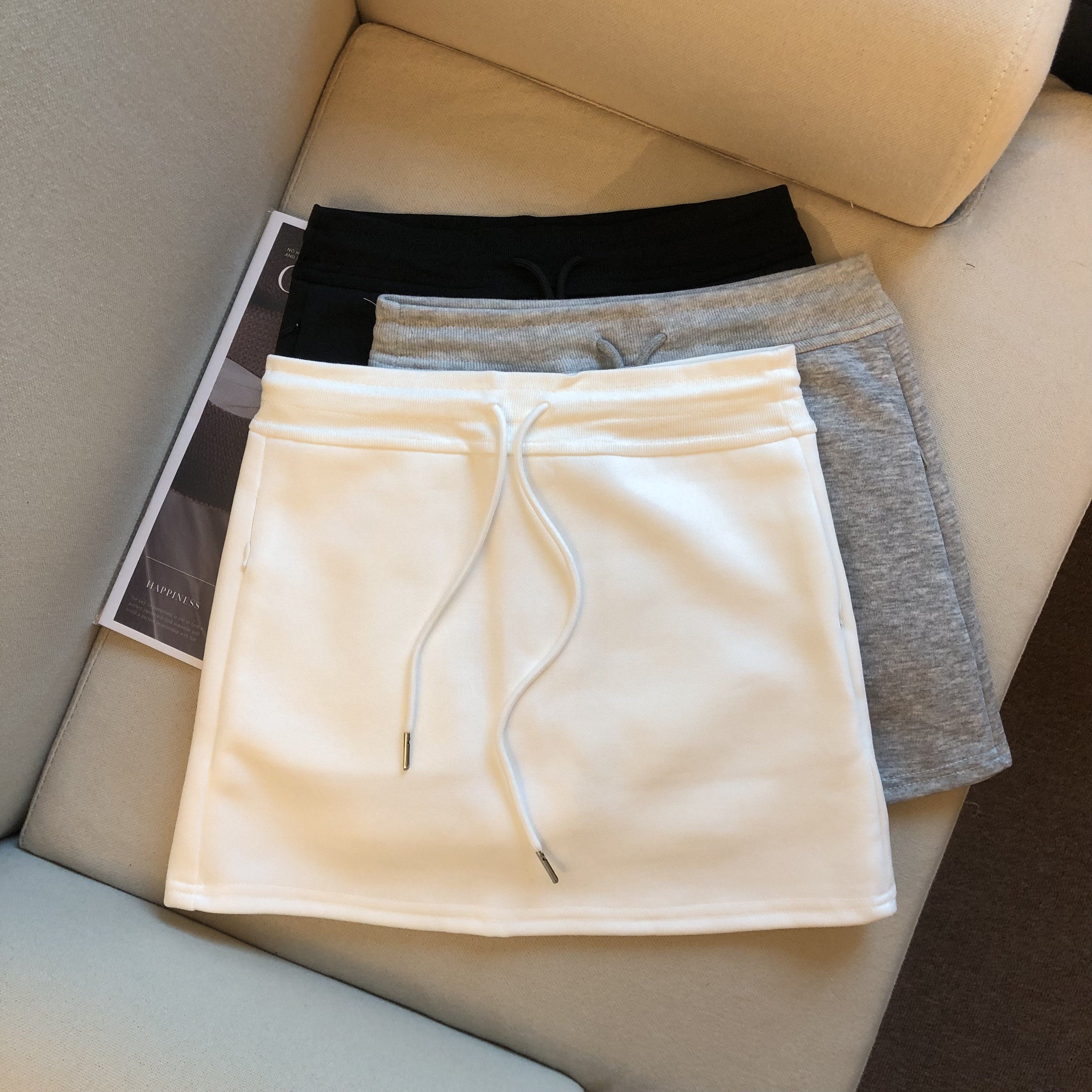 Jade Closet自留款推荐~纯欲风甜辣妹性感高腰包臀防走光半身短裙