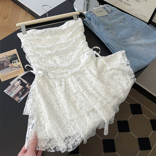 设计感蕾丝抹胸背心小衫优品质