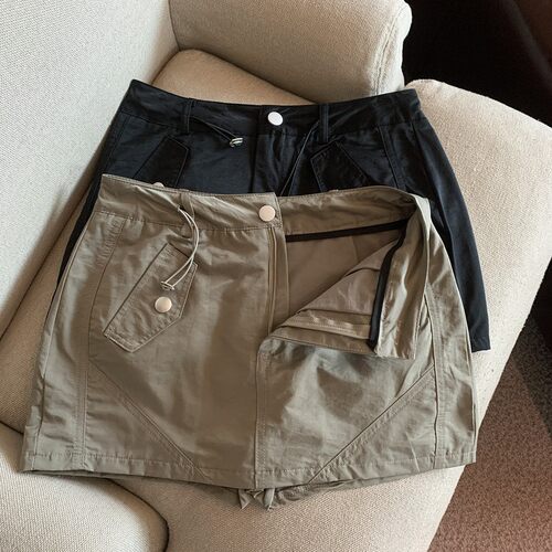 高腰半身裙女防走光工装裙优品质