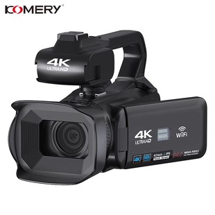 KOMERY数码摄像机高清4K无线WiFi直播旅游婚礼vlog摄录一体机
