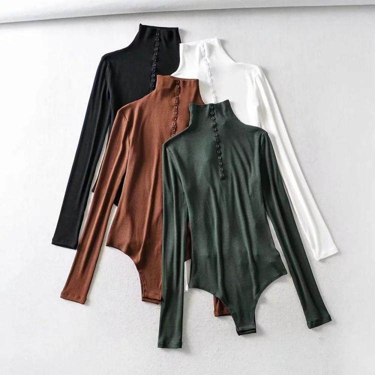 欧美风半高领长袖修身弹力打底衫连裆连身衣高腰春夏新品连体T恤,女装/女士精品,T恤,淘宝优惠券,粉丝福利购,淘宝优惠卷