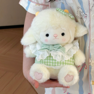 可爱会唱歌小羊玩偶拍手摇摆可录音毛绒玩具公仔娃娃女友七夕礼物