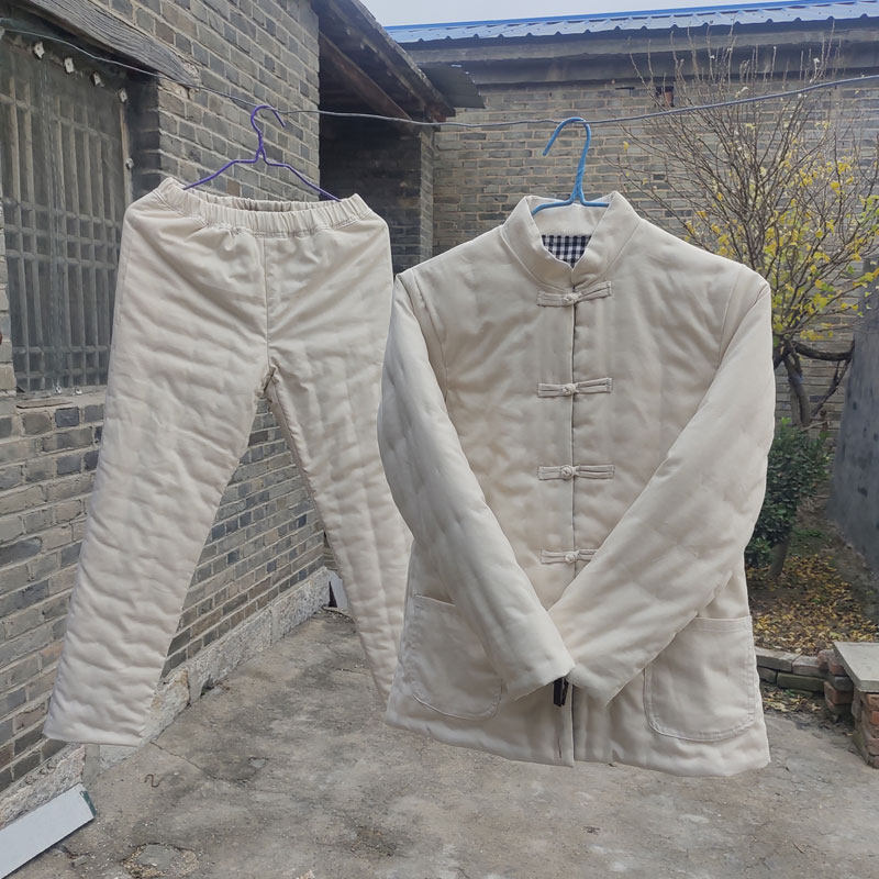 冬季纯手工老棉衣套装女加厚保暖棉服新中式高端轻便舒适棉袄儿童