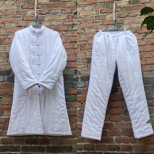 冬季纯手工老棉衣套装女中式盘扣棉绒外套复古国潮吸汗透气保暖男