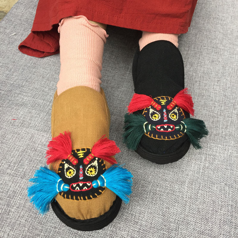 冬季保暖棉鞋农村手工千层底冬季