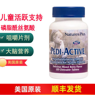 NaturesPlus Active儿童活跃DMAE活性磷脂大脑营养注意力 Pedi