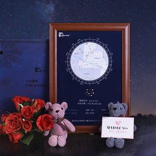 星星命名权定制礼物毕业情人节情侣浪漫创意纪念礼盒送男生日