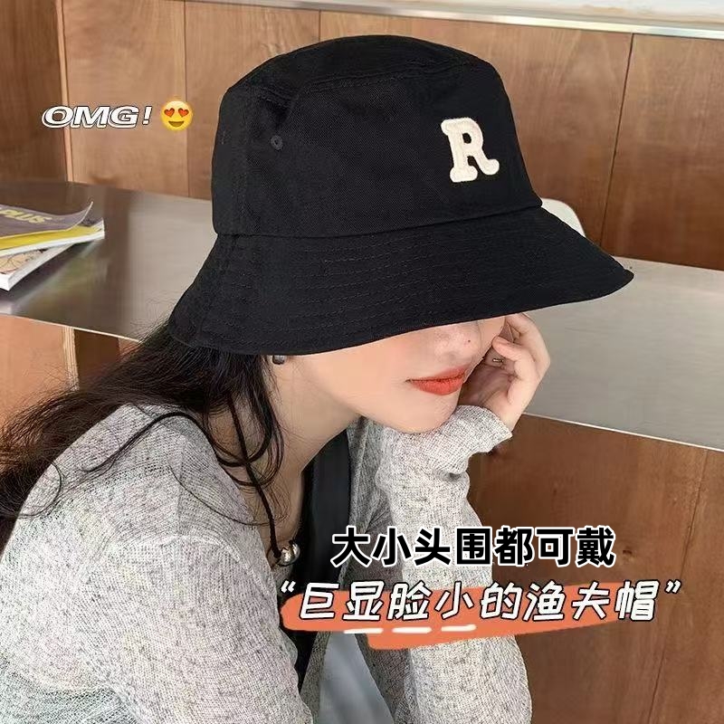 大小头围帽子女夏防晒遮阳渔夫帽
