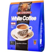 益昌老街马来西亚进口二合一白咖啡无蔗糖速溶袋装 450g即饮浓醇