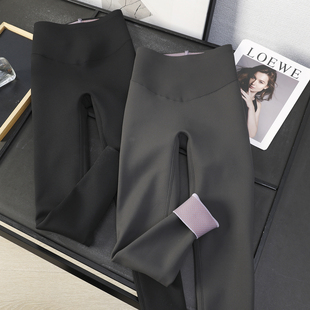 瑜伽裤 女外穿秋冬加绒加厚高腰收腹提臀打底裤 45506 鲨鱼裤 华子家