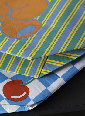 华子家 纯缘分享 可回收购物袋厚实防水大容量手提袋手拎包44101