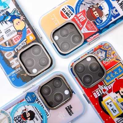 OGBRO 适用于iPhone15Pro系列潮牌个性磁吸旅行系列手机壳