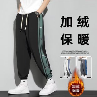 休闲裤 捡漏清仓束脚运动裤 宽松秋冬季 男潮牌ins潮流男士 跑步卫裤