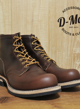 Wesco boots Warren 光头棕色霍尔文皮 工装靴/鞋型 ◆D-Man◆