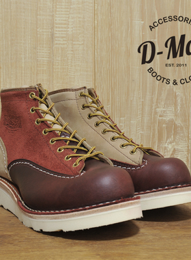 Wesco boots Jobmaster 酒红鸳鸯拼工装靴/鞋型 ◆D-Man◆