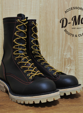 Wesco boots Jobmaster 黑色高帮短脸 工装靴/鞋型 ◆D-Man◆