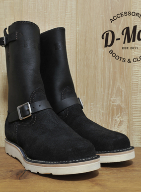 Wesco boots Boss 黑色正反拼 工程师款 工装靴/鞋型 ◆D-Man◆