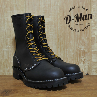 黑色wescowesco黑色高帮工装靴鞋