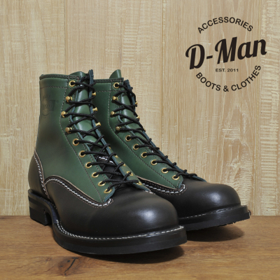 马皮工装靴wesco工装鞋