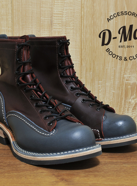 Wesco boots Highliner 限定夜巴黎拼色短脸 工装靴/鞋型 ◆D-Man
