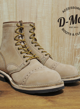 Wesco boots Jobmaster 麻布色雕花头 工装靴/鞋型 ◆D-Man◆