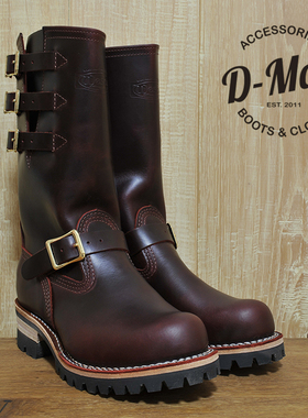 Wesco boots Boss 酒红三束带 工程师 工装靴/鞋型 ◆D-Man◆