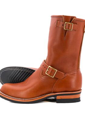订制 Nick's boots StationMaster 美国手工定制 工程师款 工装靴