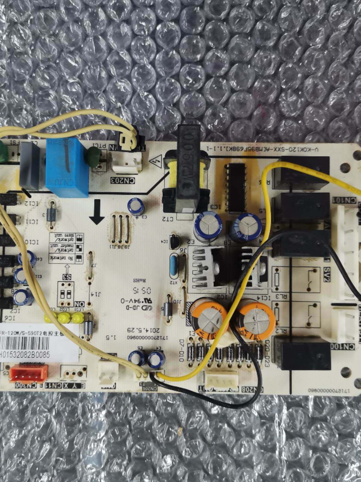 原装美的空调外机主板 v-kok120-sxx-a[mb95f698k].1.1-1 控制板