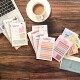 Todolist便利贴便签本彩色可撕粘性卡通计划本便签贴外贸简约本子