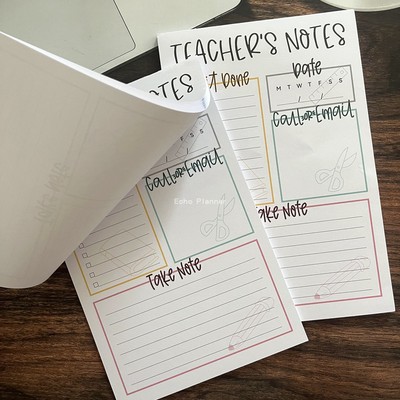 英文教师便签本可撕拍纸本