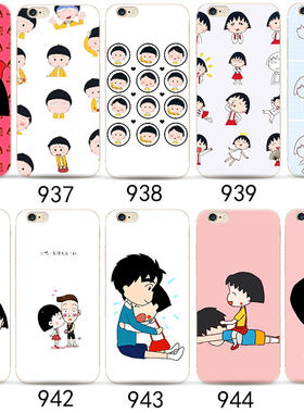 iPhone7 6splus樱桃小丸子OPPOr9splus手机壳vivox7 x9plus来定制