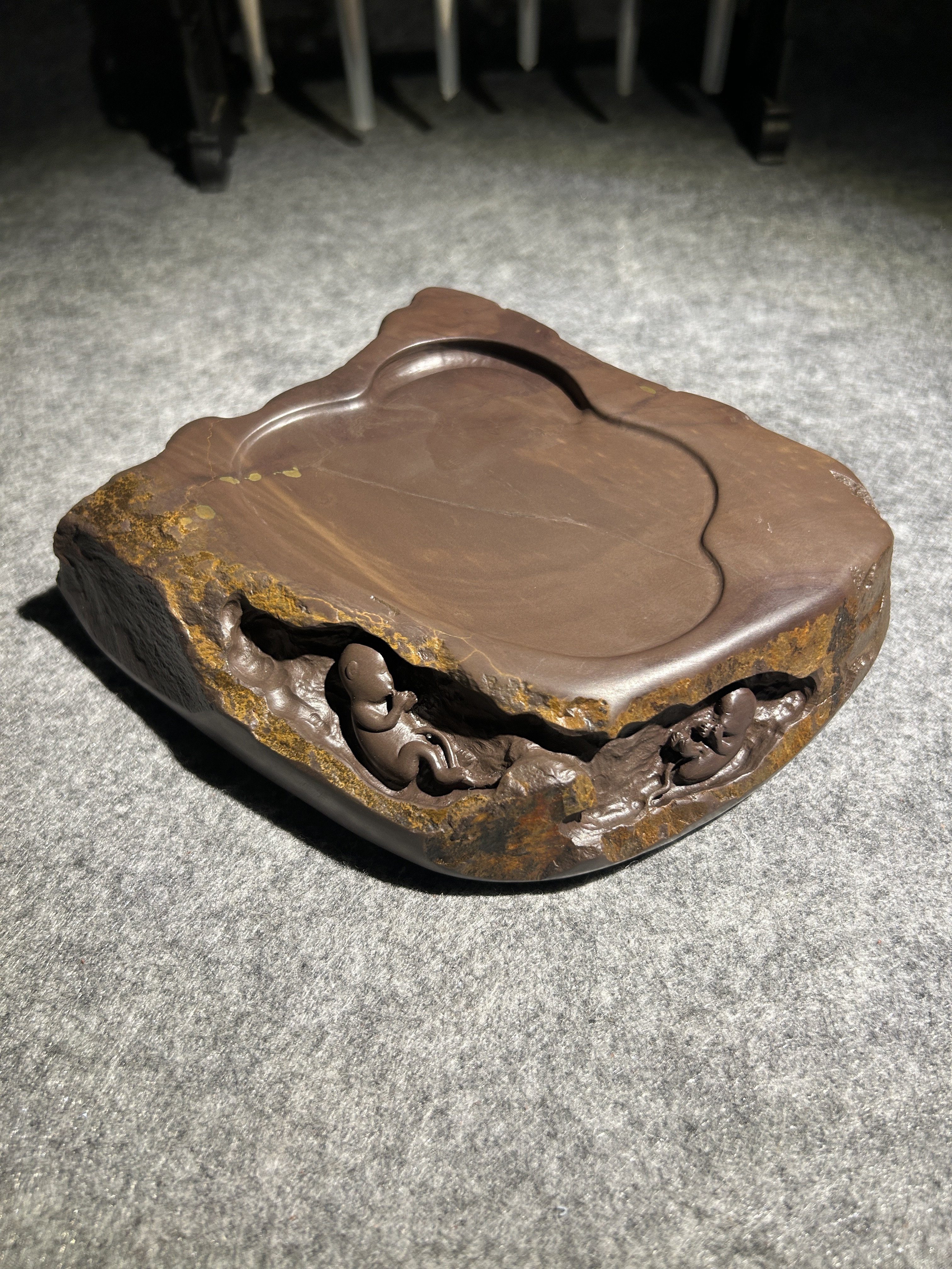 四大名砚端砚宋坑特色工艺品砚台新婚礼物好寓意使用墨海文房四宝