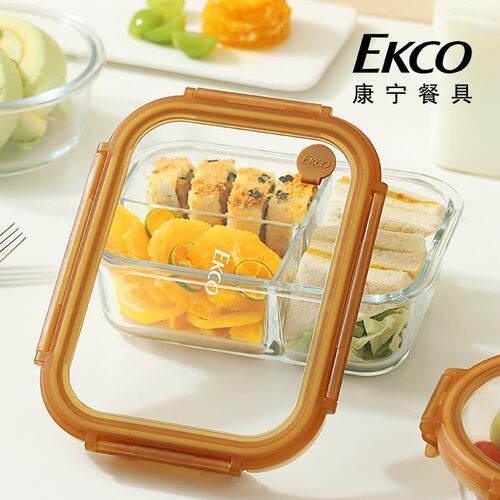 康宁玻璃饭盒微波炉加热专用饭盒玻璃保鲜盒食品级带饭餐盒水果盒