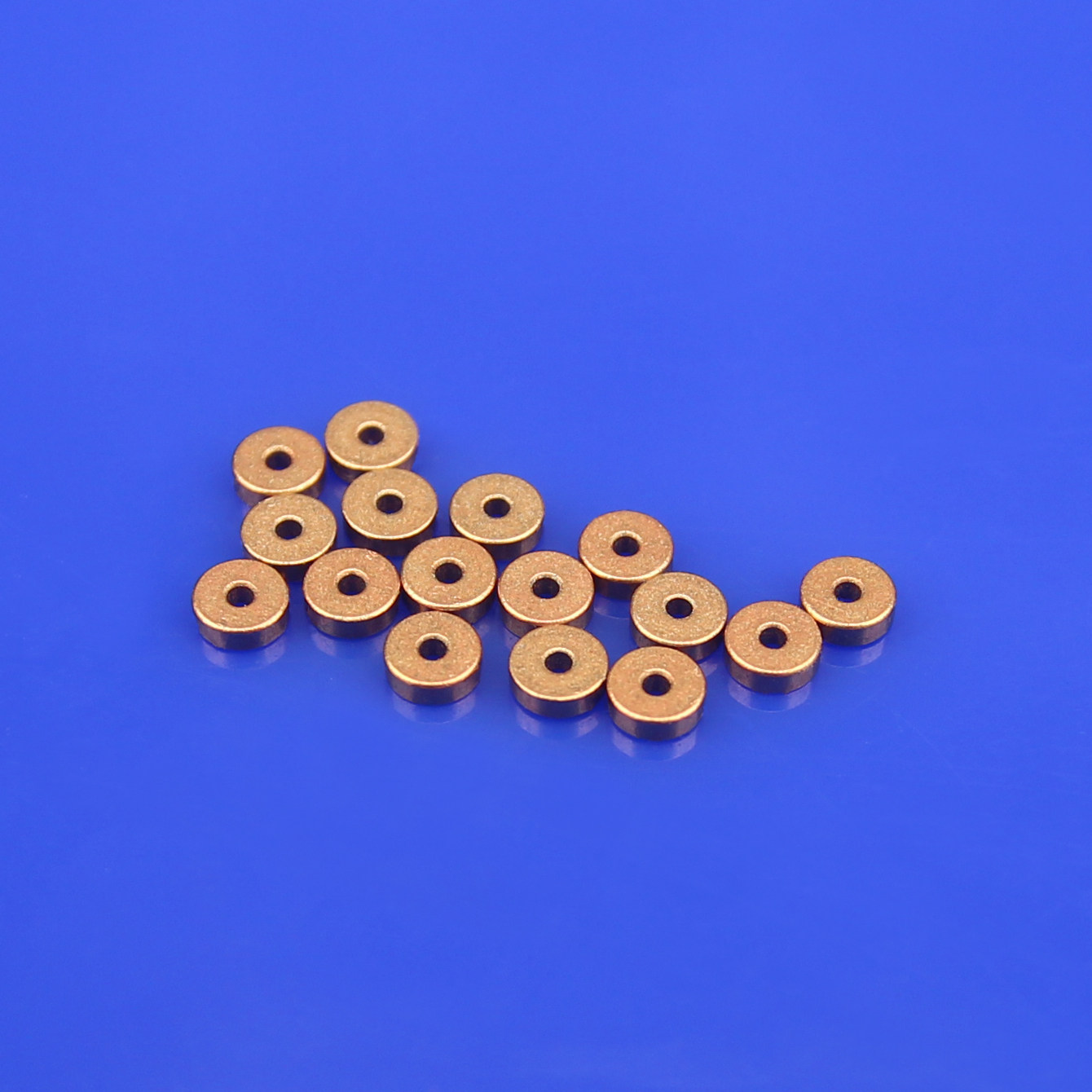 微小铜基含油轴承10只  内径1 外径3 长度1 铜套 自润滑粉末冶金