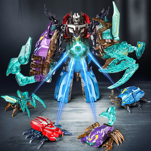 【合金铠甲】四合一变身