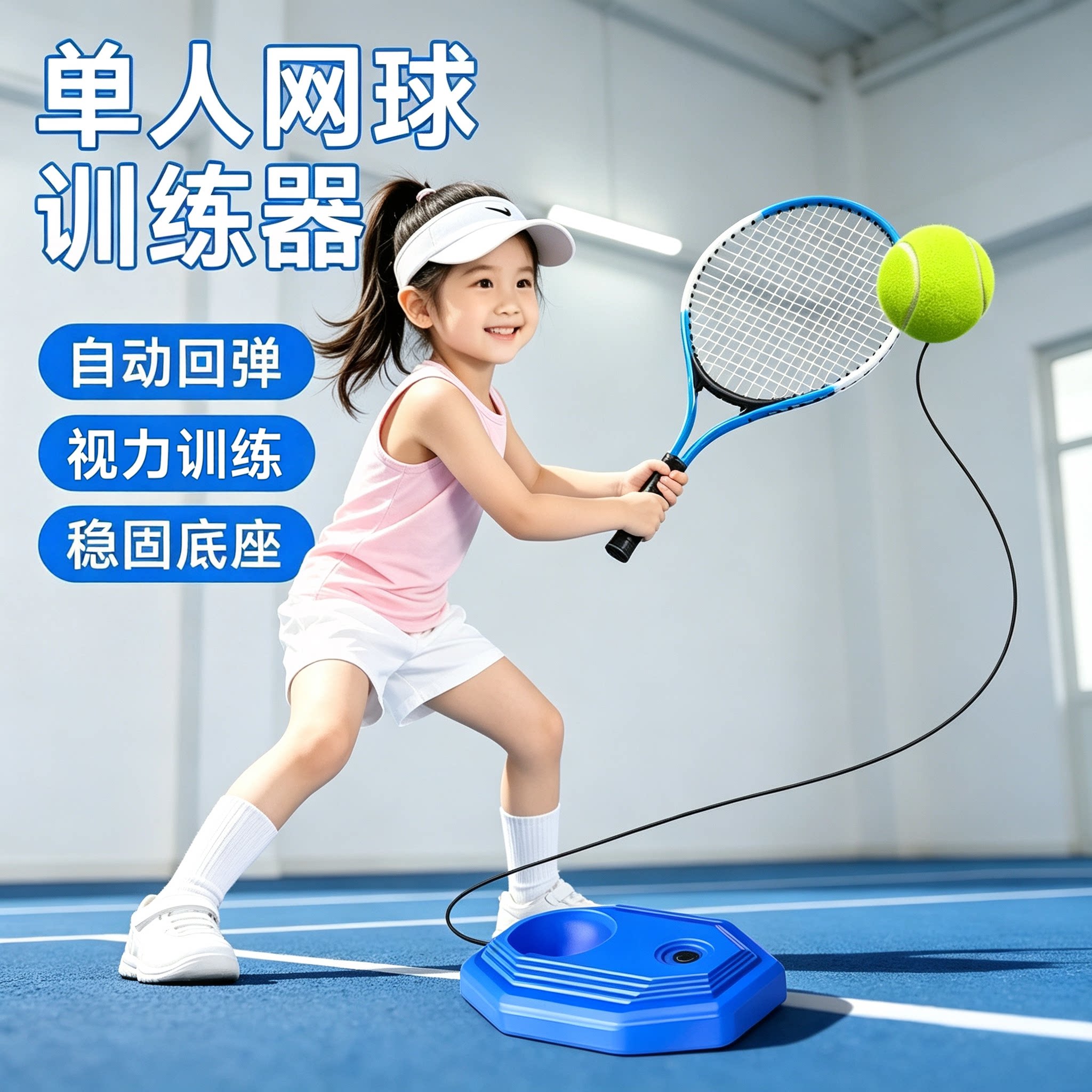 【自打回弹】儿童网球训练器图片