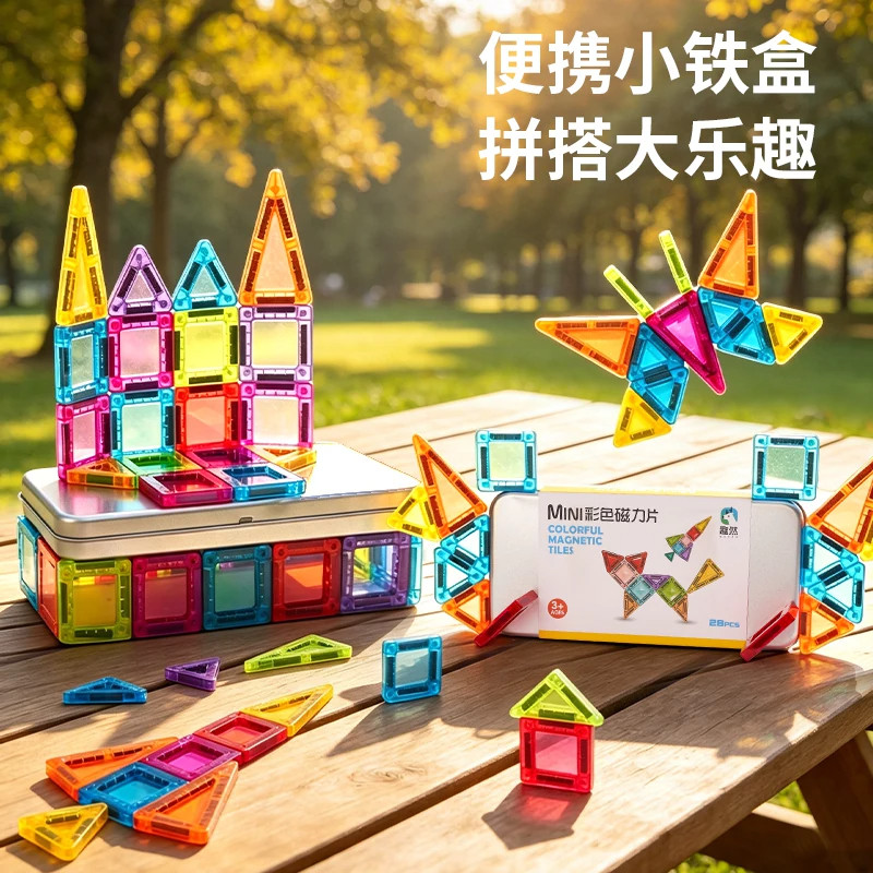 【迷你便携】儿童强磁彩窗磁力片