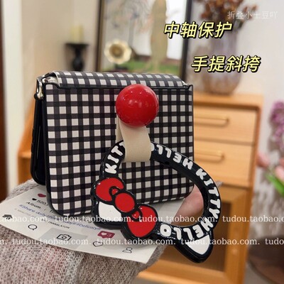 适用华为purax手机壳全包皮质kt猫指环PuraX典藏版折叠屏中轴保护magicvflip2手提挂绳razr50斜挎mixflip防摔