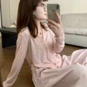 此外木耳边莱赛尔柔软天丝开衫 空调衫 女2025夏季 防晒宽松透气薄款