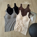 新款 弹力针织背心女2025冬季 淑女保暖内搭气质上衣吊带 修身 此外