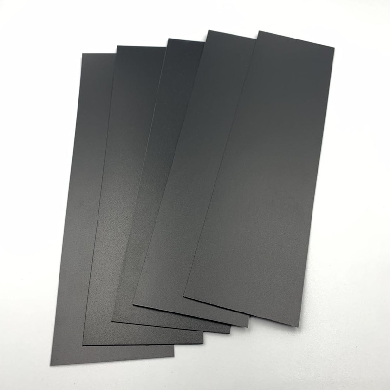 定制黑色和白色塑料片标签标签Pp磨砂塑料片耐高温阻燃Pc防火片定