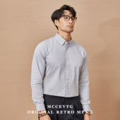 飞行家系列 男士 MCCEVTG蓝夜男装 衬衫 休闲 纯棉商务牛津纺长袖