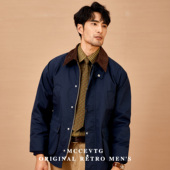 断码 夹克男士 福利 英式 复古无油蜡猎装 户外风衣工装 外套BBR